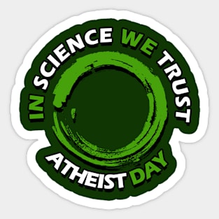 Atheist day Sticker